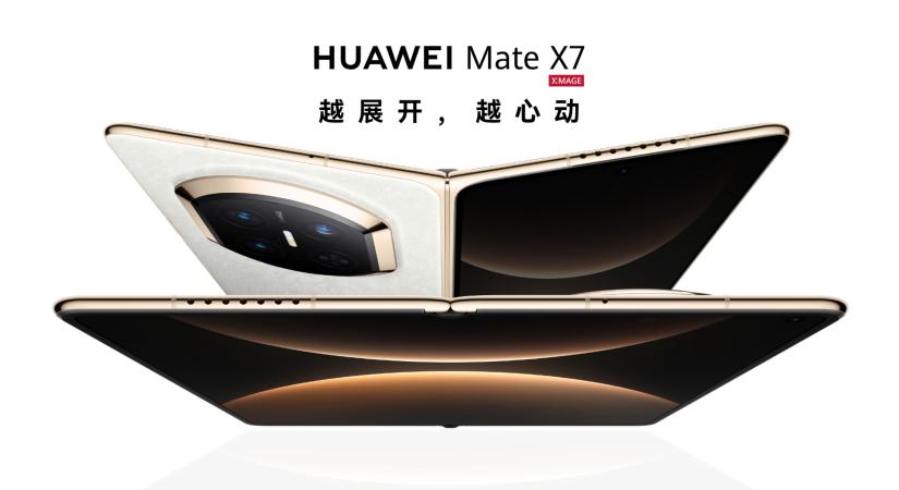 Befutott a hajlítható kijelzős Huawei Mate X7 is
