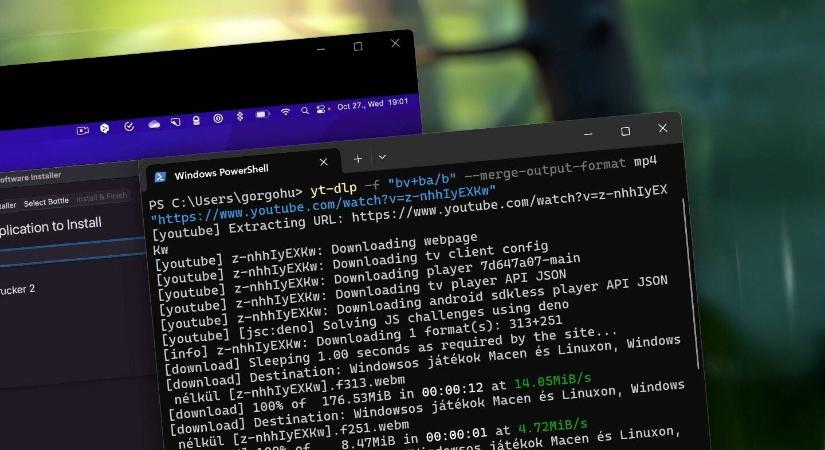 Videók letöltése Terminalban vagy Parancssorban, szinte bárhonnan