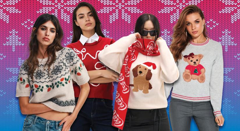 35 trendi karácsonyi pulcsi giccsestől a sikkesig