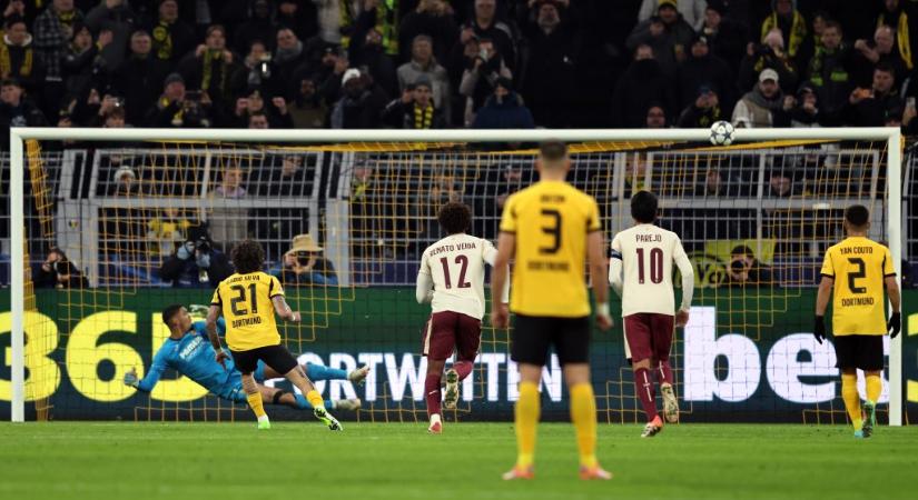 Nem először szúrt el a Dortmund két büntetőt is ugyanazon a BL-meccsen