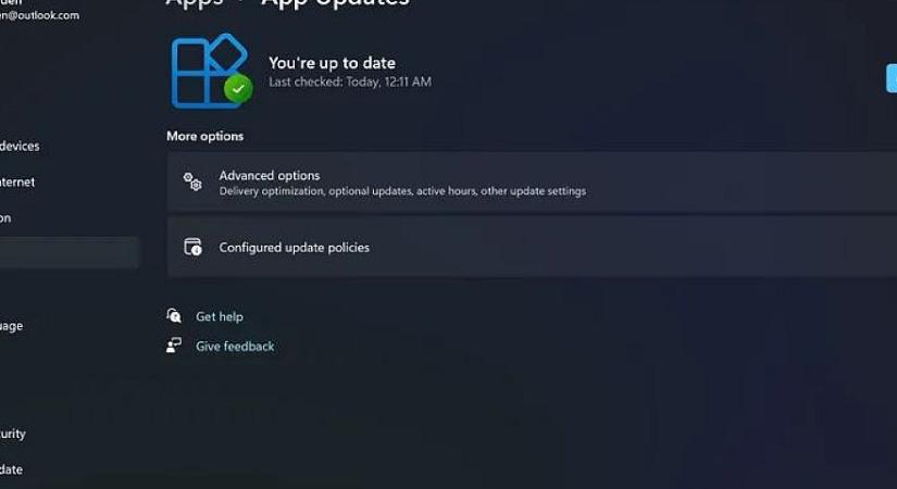 Egyszerűbb fogja tenni az áruházi alkalmazások frissítését a Windows 11