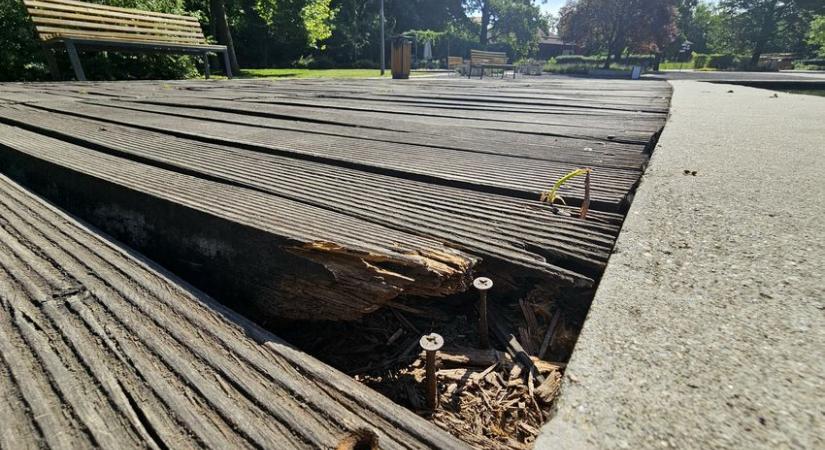 Új burkolatot kap a Békás-tó hídja