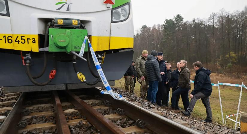 Újabb ukrán férfit gyanúsítanak a lengyelországi vasúti rongálással