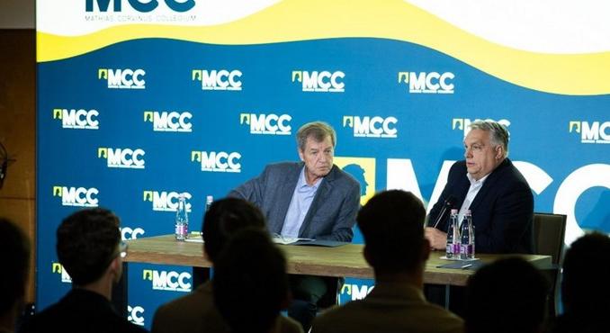 Orbán Viktort kérdezhették az MCC-ben a diákok