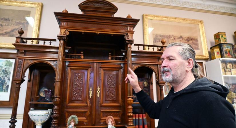 A falu bolondjának gondolták, mára elképesztő gyűjteményt hozott össze a rákóczifalvai kincsvadász – videóval, galériával