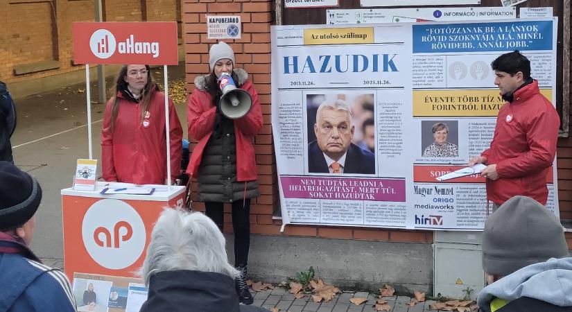 Egy nap az Orbán-rendszer propagandája ellen: országszerte tüntetnek a Mediaworks irodái előtt