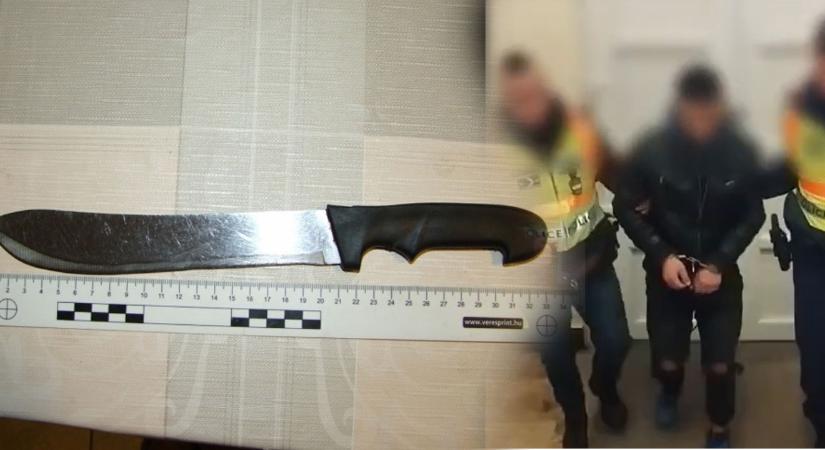 Otthonában fogott kést egy 84 éves böszörményi nőre egy 18 éves fiatal – videóval