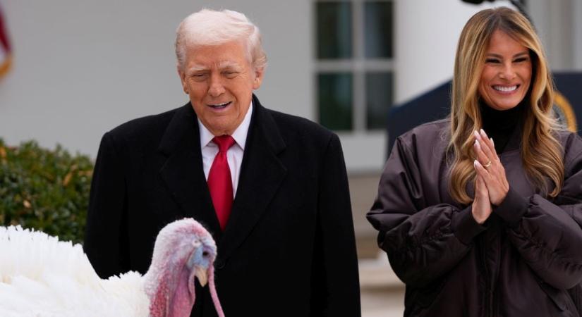 Döbbenetes jelenet a Fehér Házban: Donald Trump elnöki kegyelmet adott két pulykának