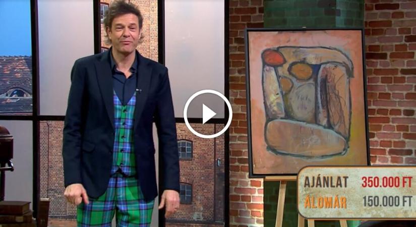 „Ezt te festetted?” – Till Attila a saját festményét próbálja meg eladni a Kincsvadászokban