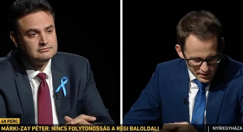 Márki-Zay Péter felmosta a padlót a köztévé nyikhaj propagandistájával