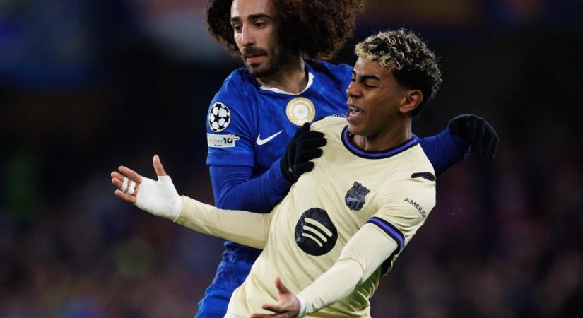 Kemény zrika a Chelsea-játékostól: Lamine Yamalt zsebre vágta a védője