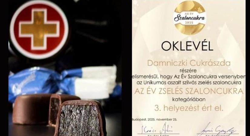 Damniczki díjazott lett az Év Szaloncukra versenyen