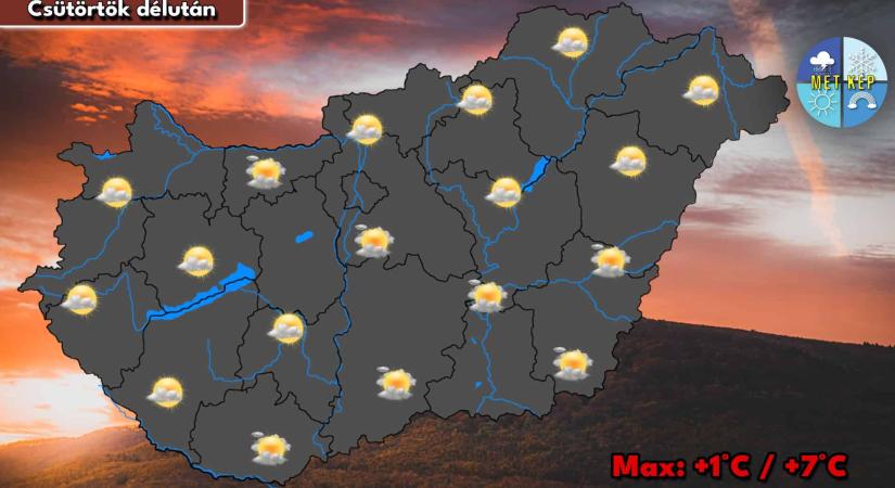 Csütörtökön már több lesz a napsütés, de szeles lesz az idő