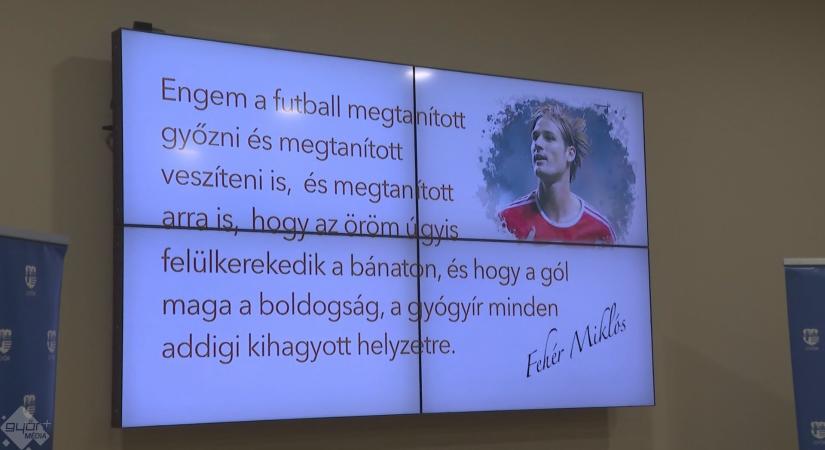 Iskolás focigála Fehér Miklós emlékére