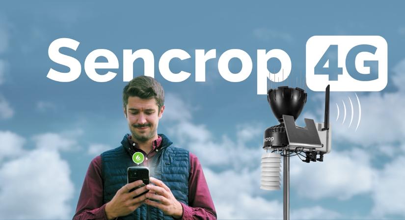 Új korszak a precíziós gazdálkodásban: itt vannak a Sencrop 4G időjárás-állomások