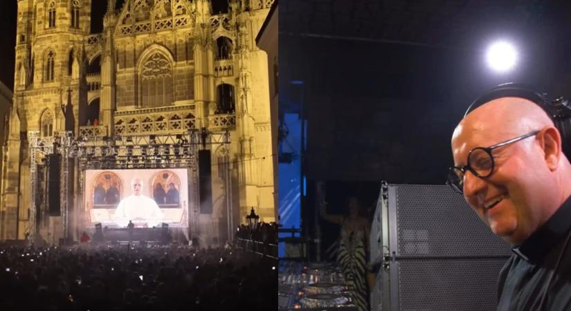 Kassai elektronikus party-ba jelentkezett be Leó pápa, megáldotta a bulizókat