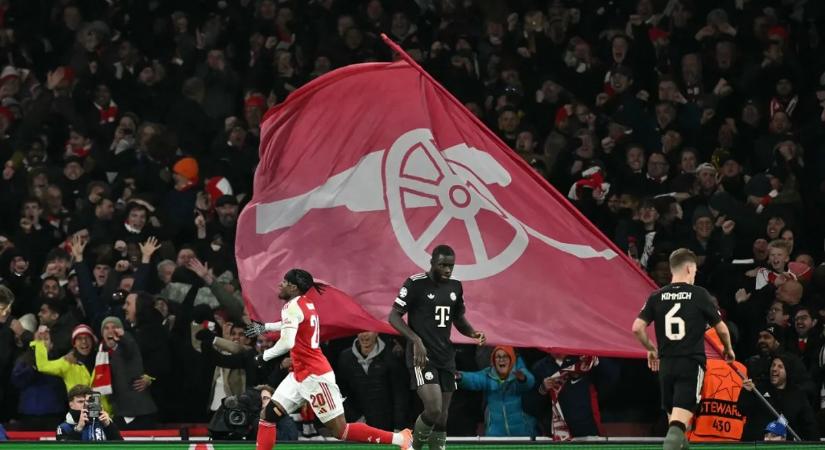 Kapott egy gólt a Bayerntől, de tovább menetel az Arsenal!