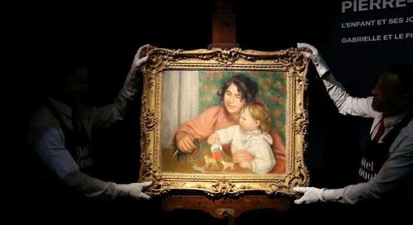 Kiállításon soha nem látott, rejtélyes Renoir-festmény bukkant fel