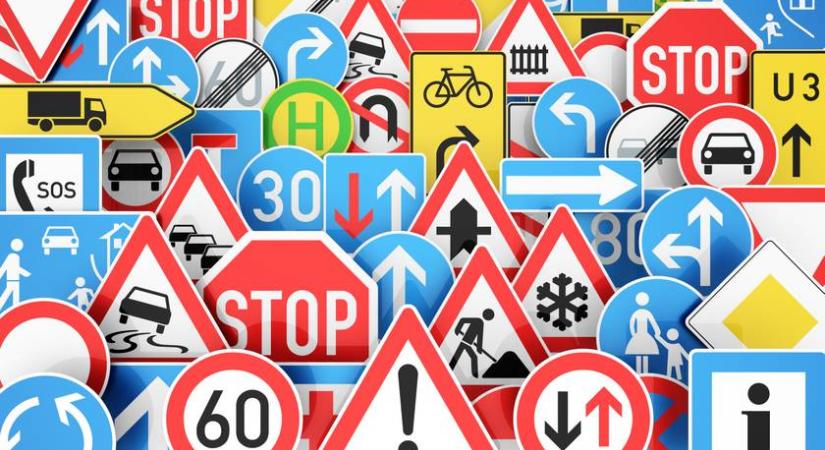 Közlekedési táblák kvíze: ha nincs meg a tíz pont, ne ülj autóba