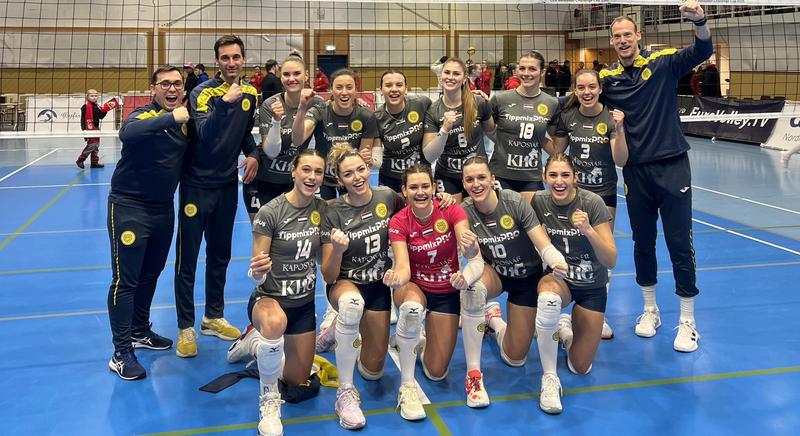 Szettveszteség nélkül jutott tovább a KHG KNRC