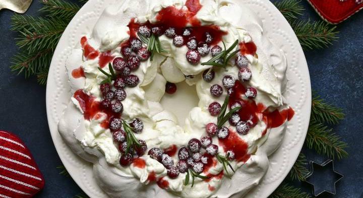 Karácsonyi vegán Pavlova: a tökéletes ünnepi desszert tojás nélkül