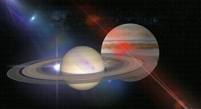 Nap-Szaturnusz-Jupiter együttállás