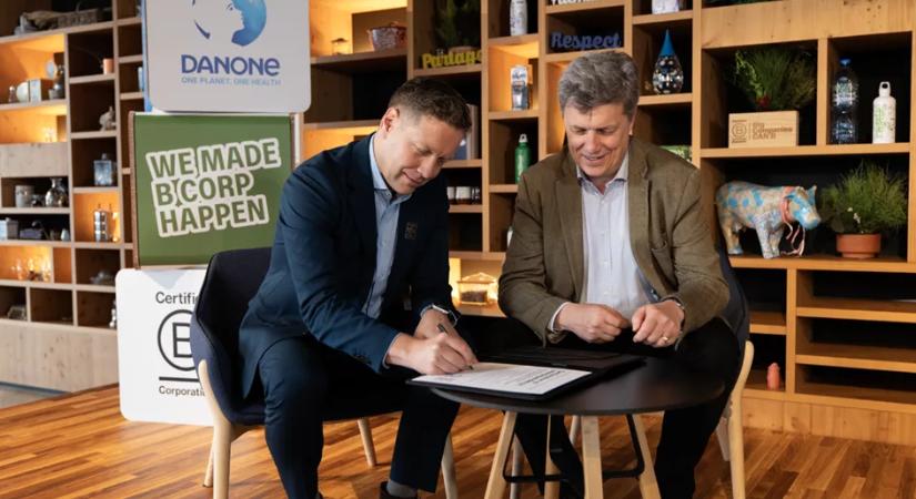 Globális B Corp minősítést kapott a Danone