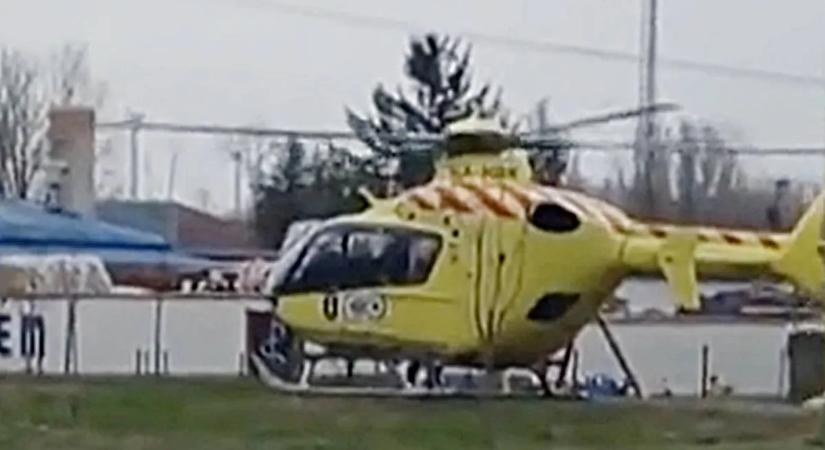 Mentőhelikoptert riasztottak Dombóvárra: majdnem megfulladt egy munkás