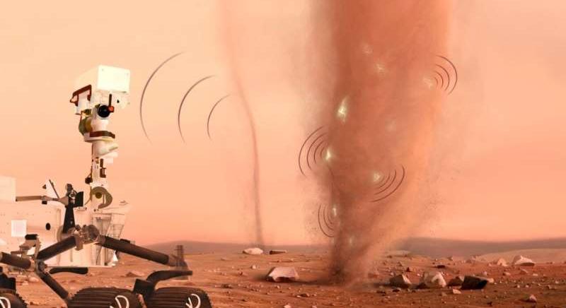 Ilyet se láttunk eddig: a Mars különös, homokból született villámait!