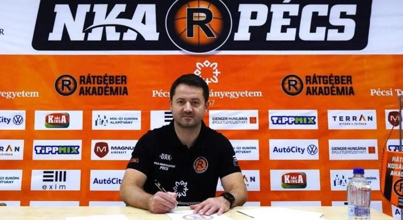 Férfi kosár NB I: szlovén vezetőedzőt nevezett ki a Pécs