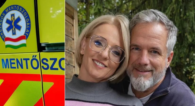 Szirénázó mentő vitte el Marsi Anikó férjét! – Videó