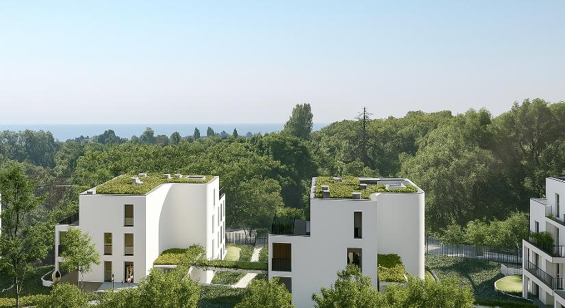 48 új lakás épül öt villában a budai Bürök utcában