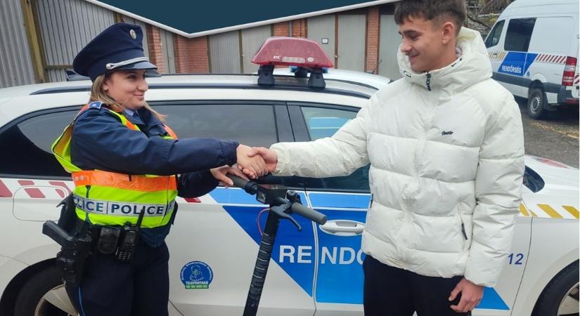 Gyorsan meglett a lopott vásárhelyi roller