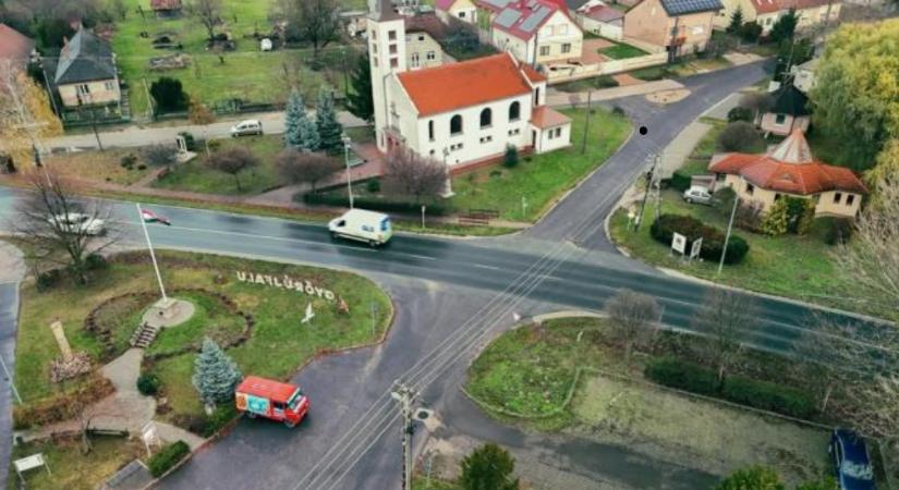 Megújul a győrújfalui Fő téri csomópont – indul a jelzőlámpás kereszteződés kiépítése