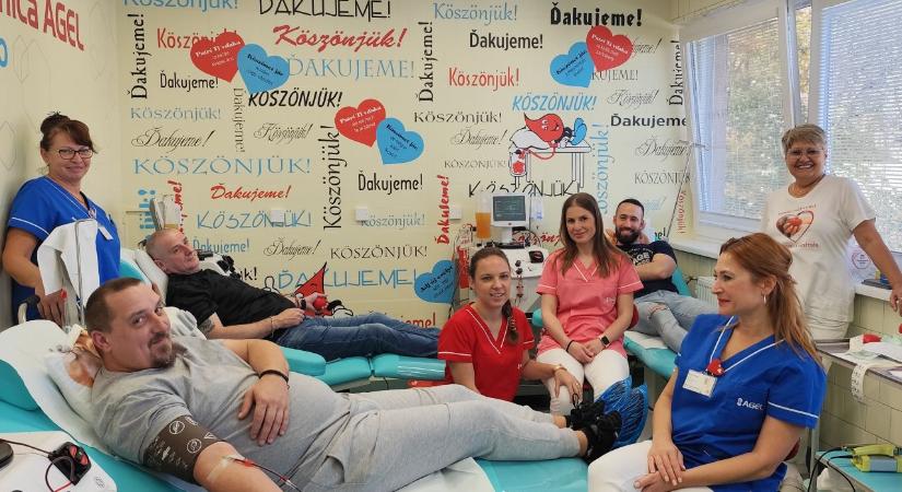 A komáromi kórház véradói szerint minden egyes csepp vér életet menthet