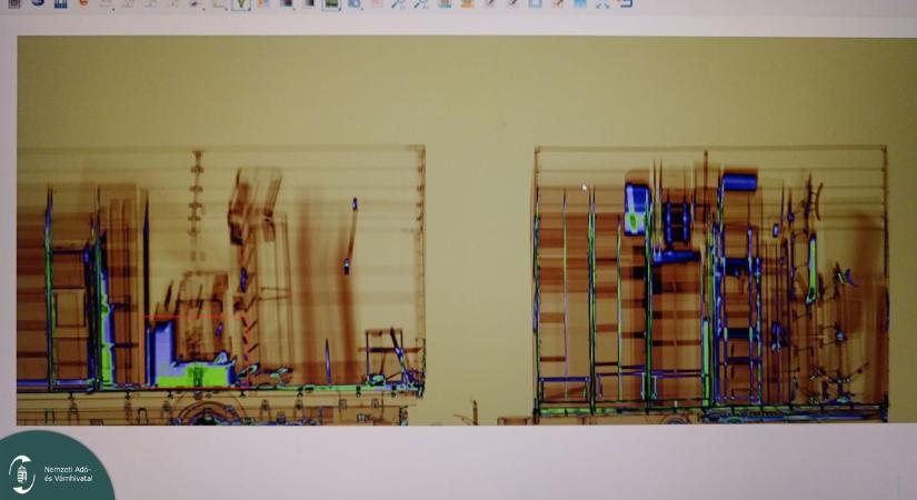 Gyanús árnyak: röntgen buktatta le a csempészárut (galéria)
