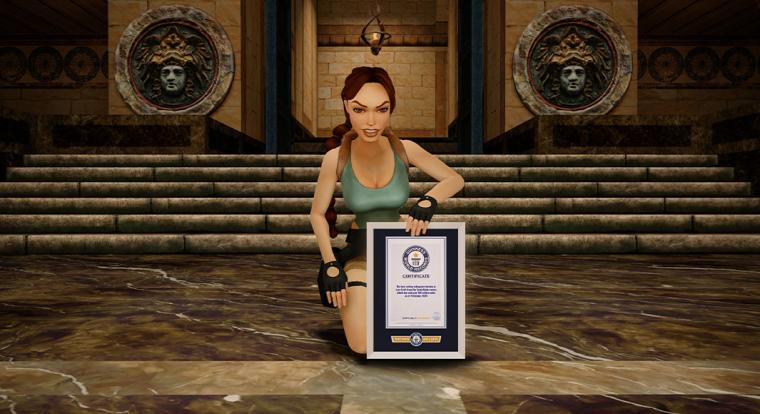 Két új Guinness-rekorddal büszkélkedhet Lara Croft, a videójátékok királynője