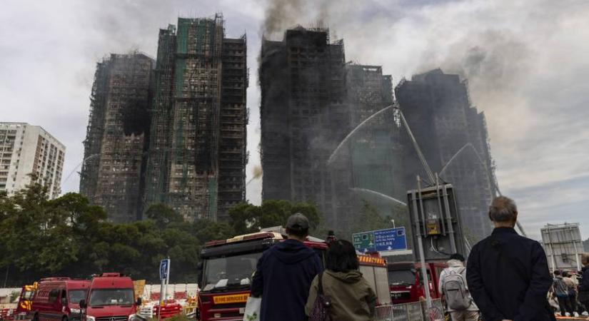 Tűzvész pusztított Hongkongban – A hatóságok még mindig kutatnak a túlélők után
