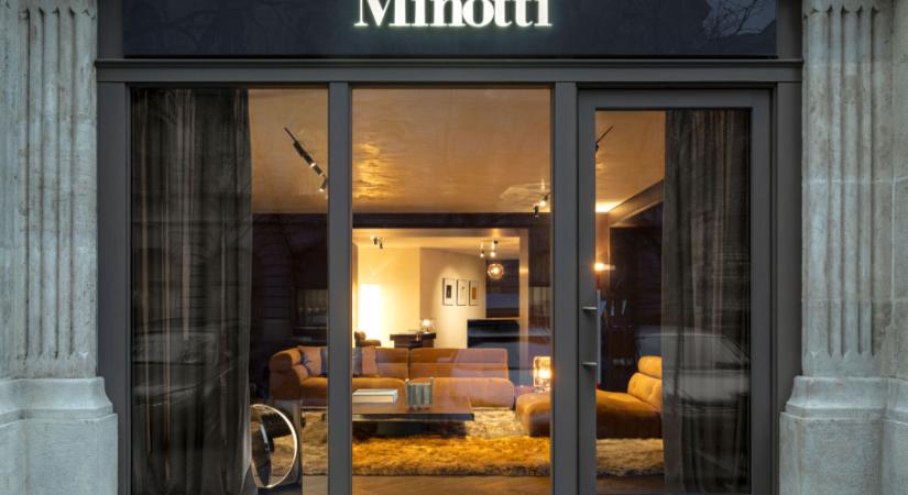 Olasz luxusmárka érkezik Magyarországra: megnyitott a Minotti Budapest