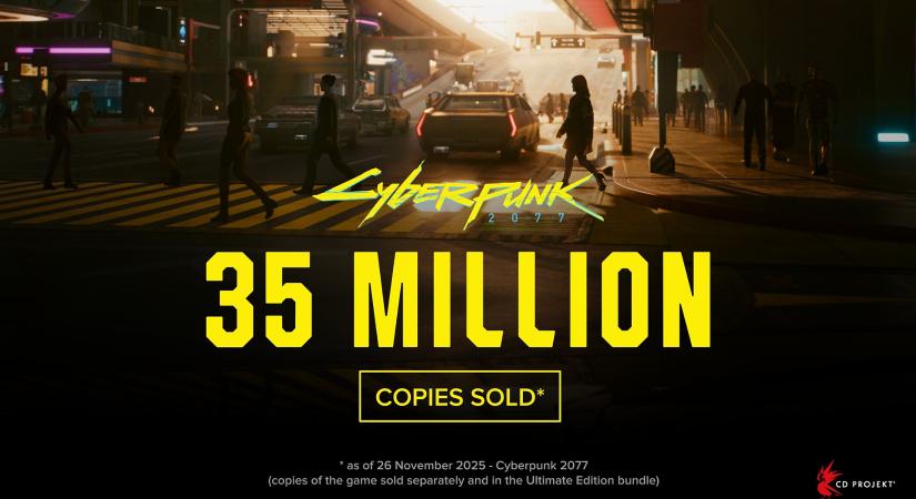 35 milli pldnyban fogyott eddig a Cyberpunk 2077