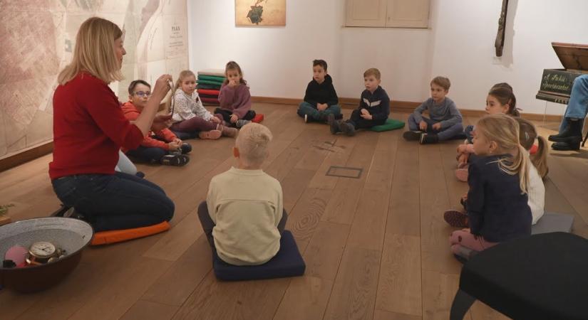 A svábokkal ismerkedtek a gyerekek