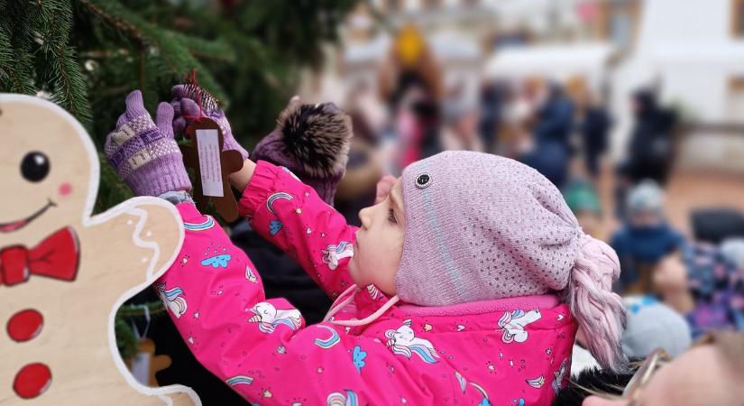 Soha nem látott esemény: félezer ovis díszítette fel Makó karácsonyfáját