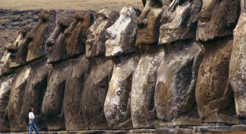 Kiderült, hogyan készítették a Húsvét-sziget híres szobrait