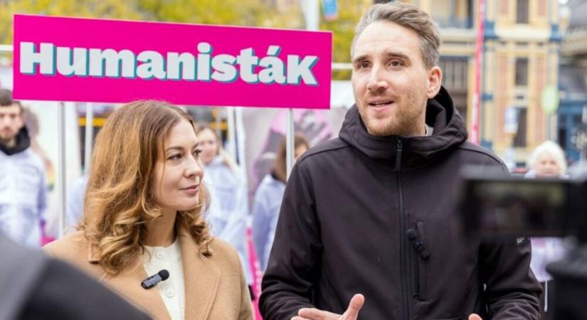 Hatalmas pofont kapott a frissen alakult ‘Humanisták pártja’, amit Cseh Katalin és Barabás Richárd alapított