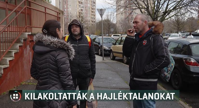 Kilakoltatták kocsijukból a debreceni hajléktalanokat