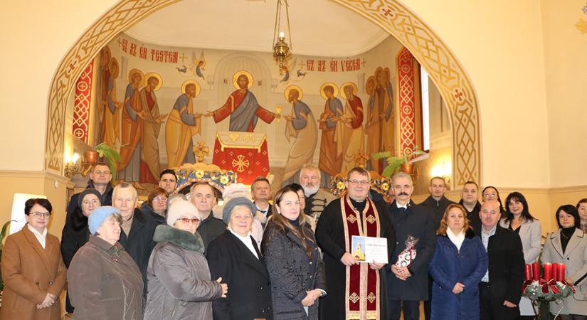 Magyarországi adomány érkezett a megrongált palágykomoróci görögkatolikus templomnak