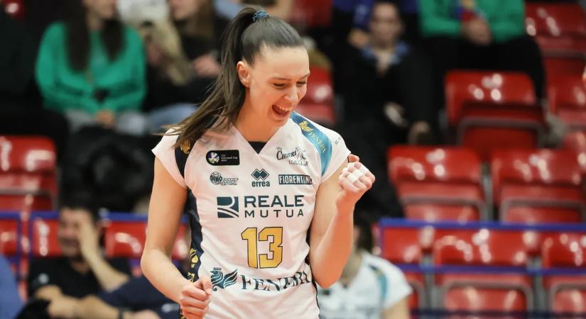 Németh Anett olasz csapata simán nyert Érden a Vasas ellen a női röpi CEV-kupában