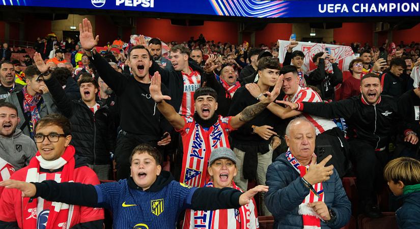 BL: pénzbüntetést kapott az Atlético Madrid a szurkolói viselkedése miatt