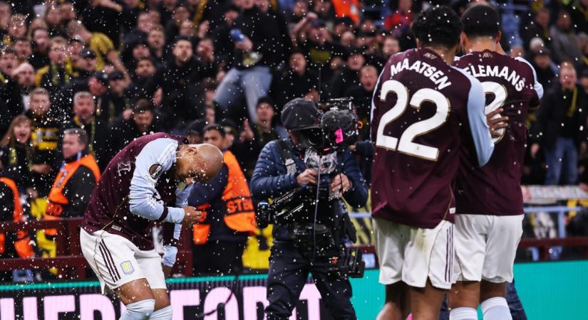 Úgy fejbe dobták az Európa Ligában az egyik gólszerzőt, hogy a vérző feje miatt állt a játék