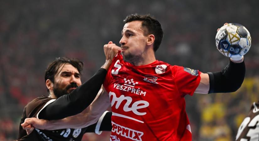 A taktikai csata végén alulmaradt a veszprémi kézicsapat a BL-rangadón